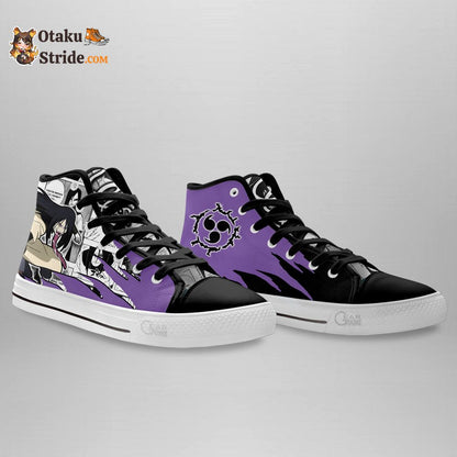 Custom Orochimaru High Top Anime Sneakers – Naruto Manga Mix Design