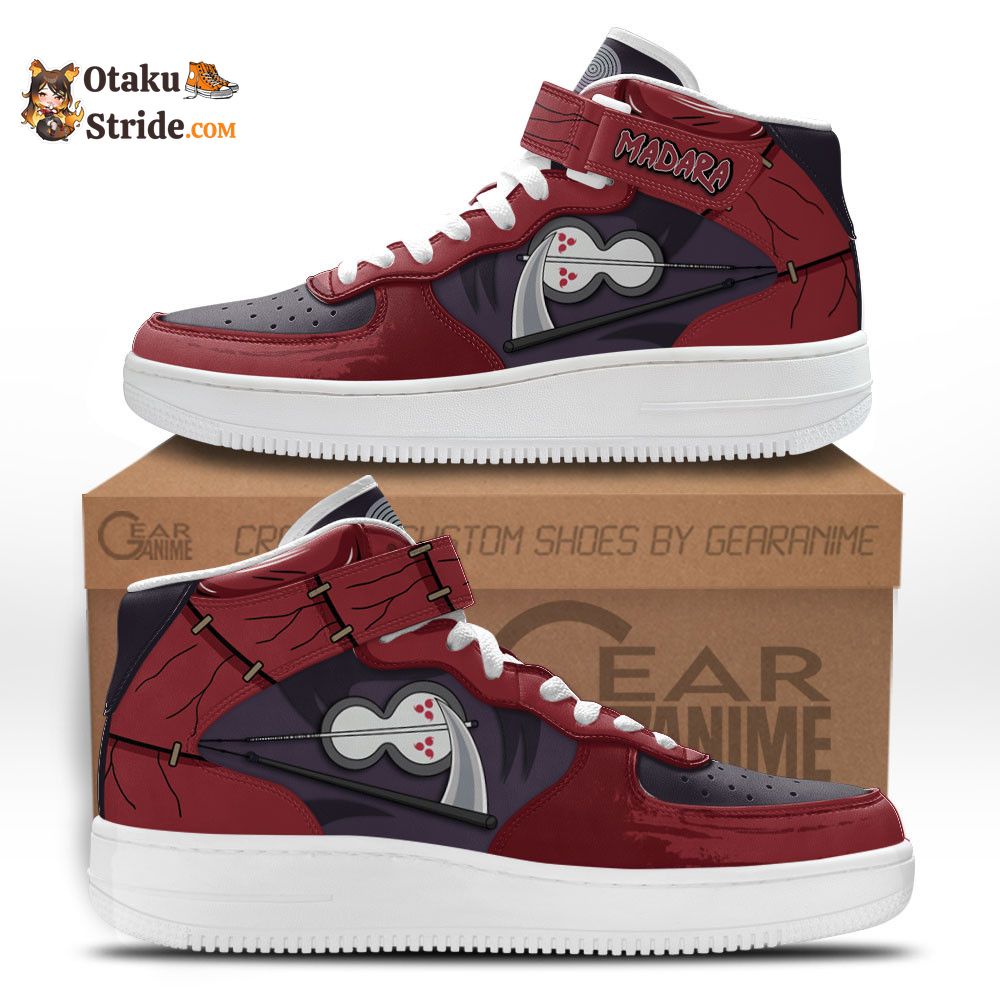 Madara Uchiha Weapon Air Mid Shoes – Naruto Inspired Design