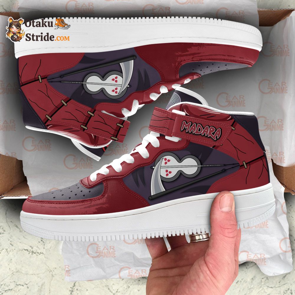 Madara Uchiha Weapon Air Mid Shoes – Naruto Inspired Design