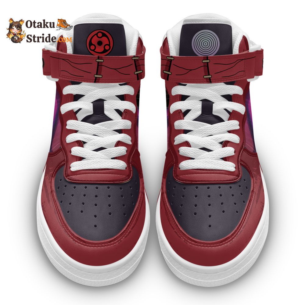 Madara Rinnegan and Sharingan Sneakers Air Mid – Naruto Sneakers