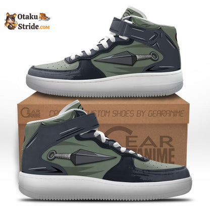 Custom Naruto Anime Shoes – Leaf Village Costume Sneakers Air Mid NRT Design