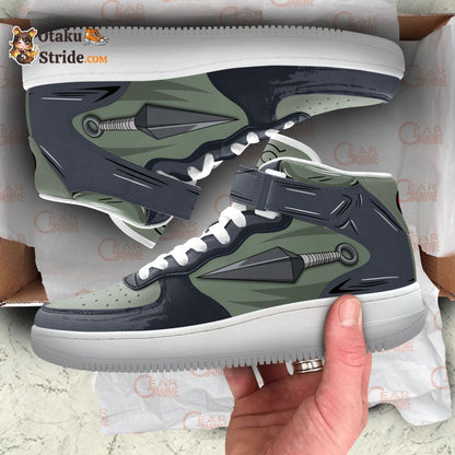 Custom Naruto Anime Shoes – Leaf Village Costume Sneakers Air Mid NRT Design