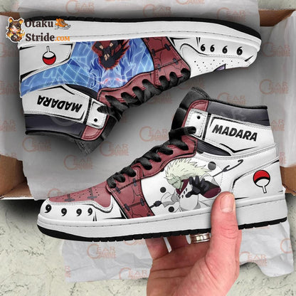 Custom Uchiha Madara Anime Sneakers for Naruto Fans – Personalized Anime Shoes