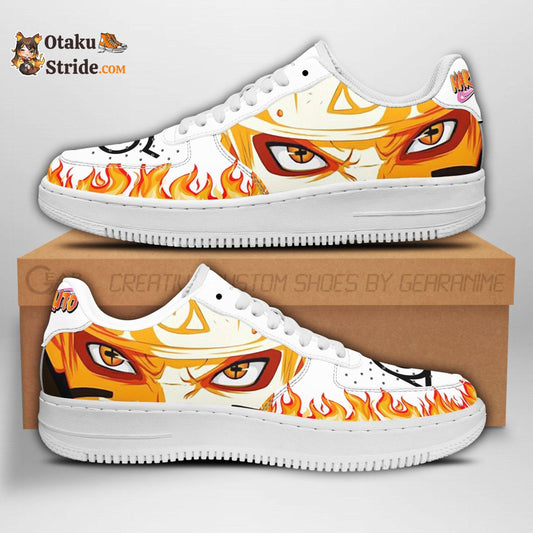 Custom Bijuu Eyes Air Sneakers – Naruto Anime Shoes for True Fans!