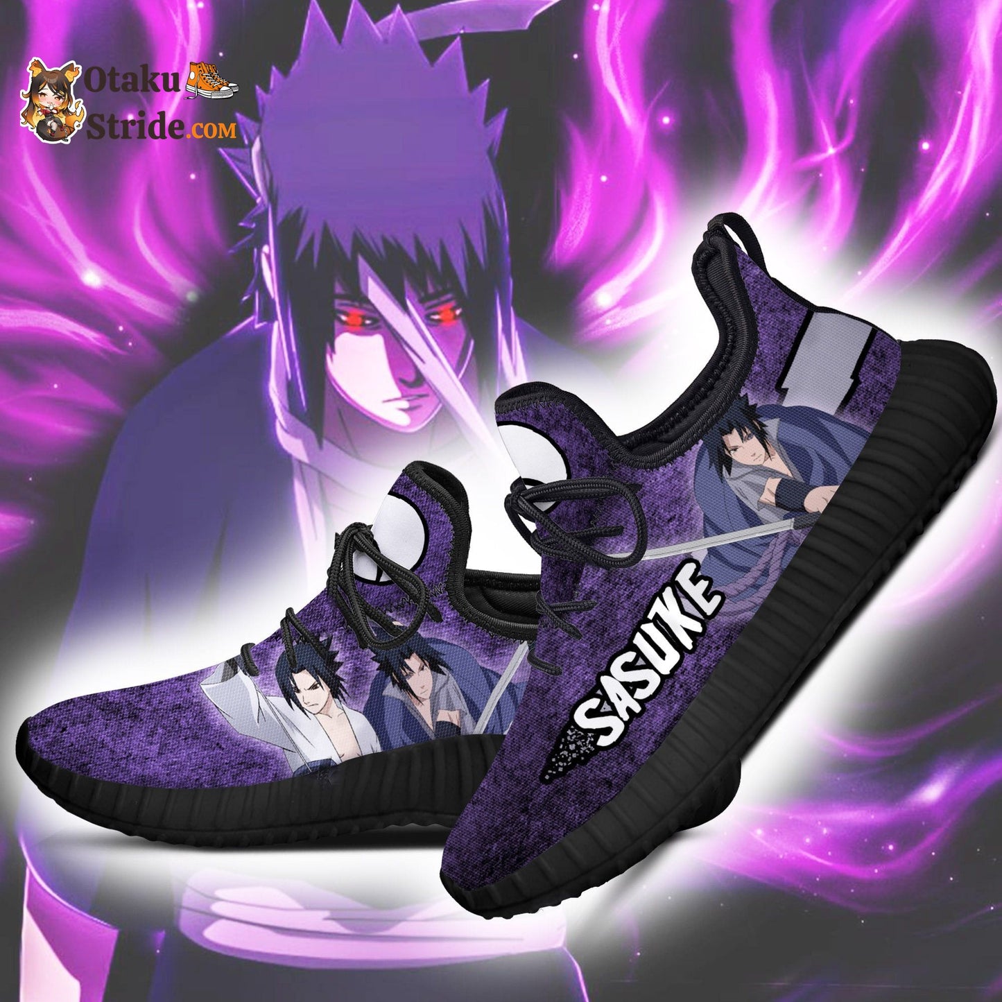 Naruto Shoes Sasuke Reze Shoes Fan Gift Idea TT05