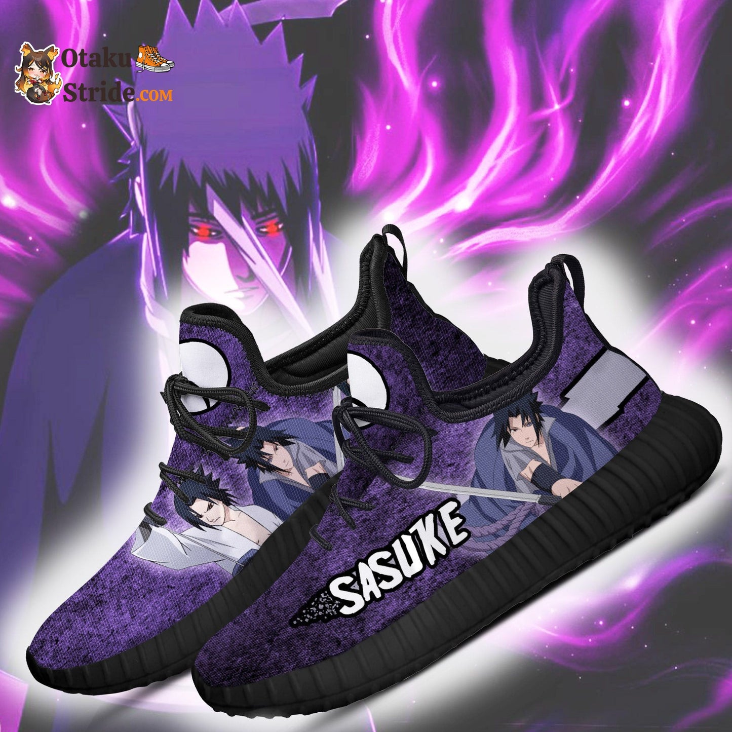 Naruto Shoes Sasuke Reze Shoes Fan Gift Idea TT05