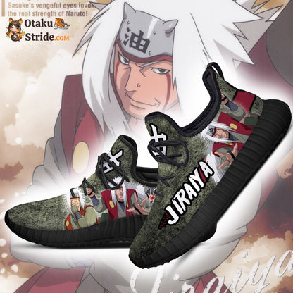 Custom Jiraiya Anime Sneakers – Naruto Fan Gifts and Collectibles