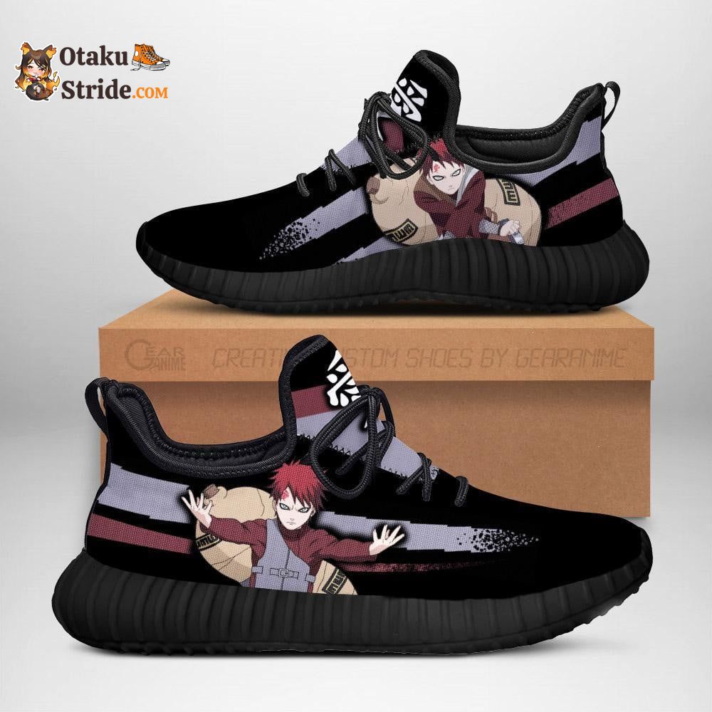 Custom Gaara Jutsu Reze Anime Shoes – Naruto Fan Gift Idea TT03