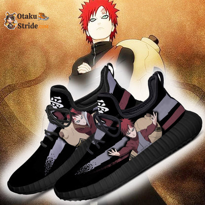 Custom Gaara Jutsu Reze Anime Shoes – Naruto Fan Gift Idea TT03