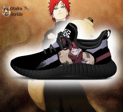 Custom Gaara Jutsu Reze Anime Shoes – Naruto Fan Gift Idea TT03