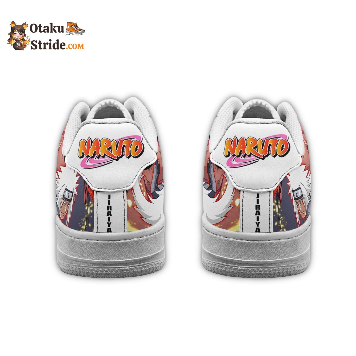 Custom Jiraiya Anime Sneakers – Naruto Air Shoes for True Fans