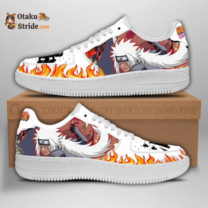 Custom Jiraiya Anime Sneakers – Naruto Air Shoes for True Fans