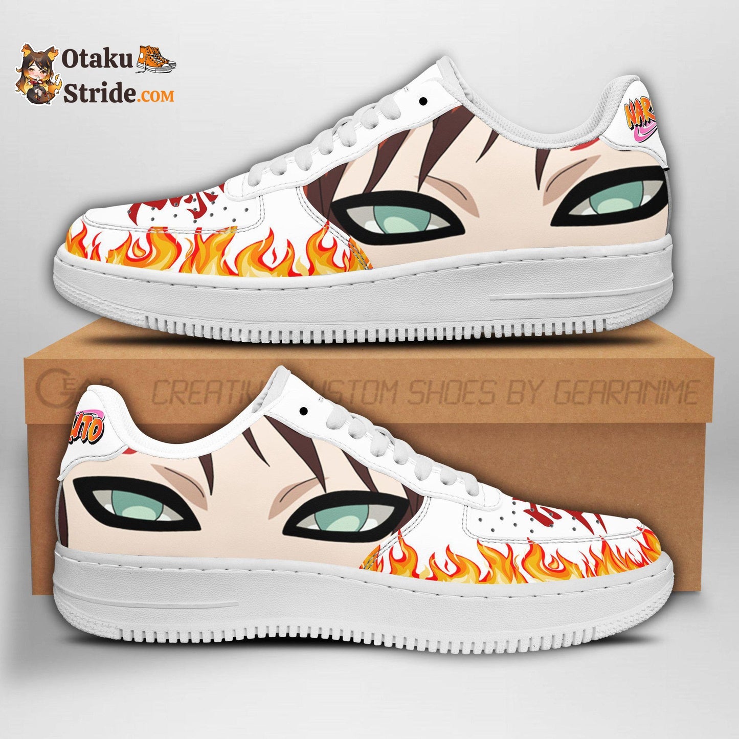 Gaara Eyes Air Shoes from Naruto Series