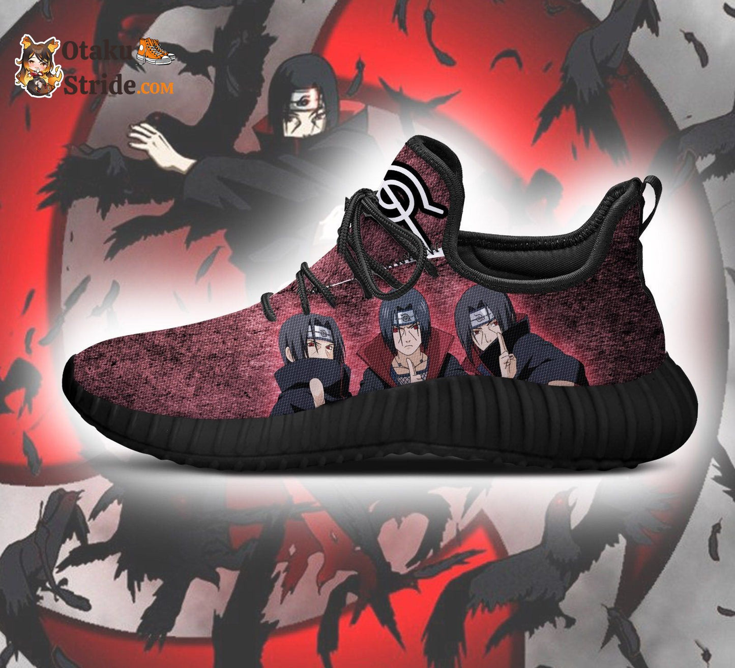 Itachi Custom Printed Footwear – Naruto Fan Gift Idea