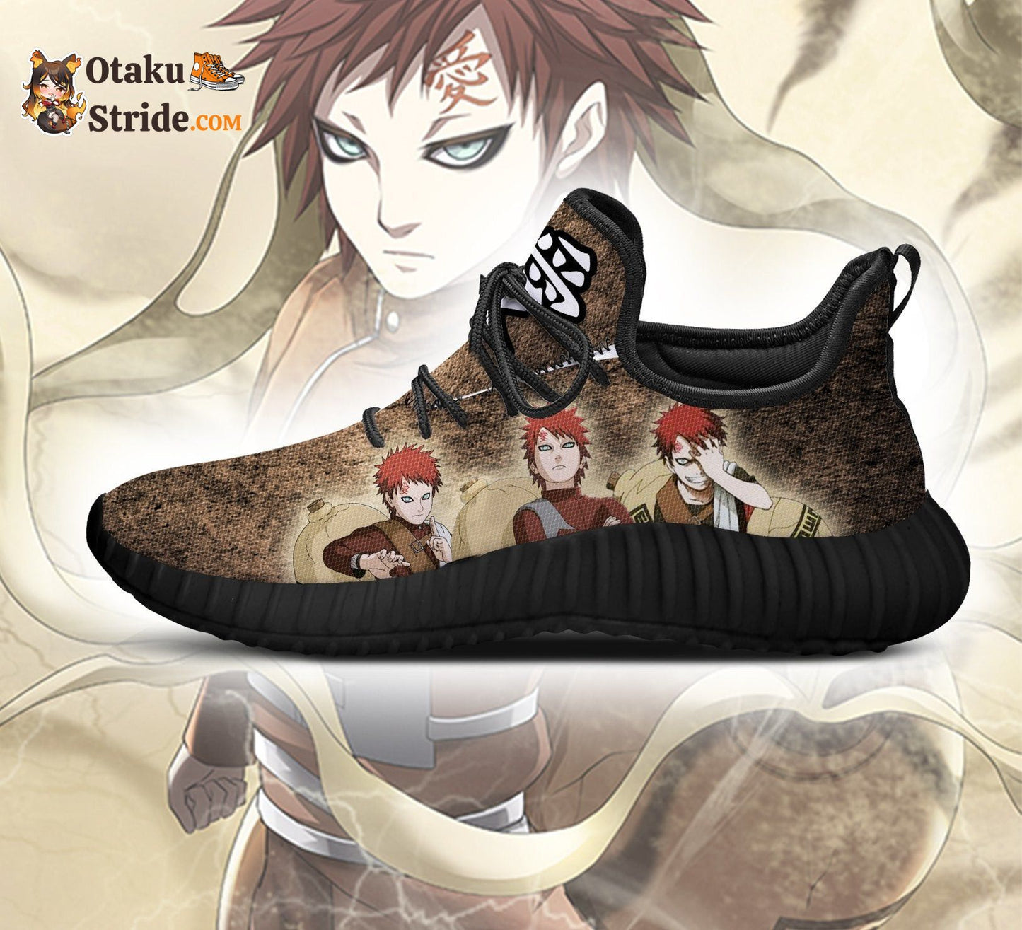 Custom Printed Gaara Reze Anime Shoes – Perfect Fan Gift Idea for Naruto Lovers