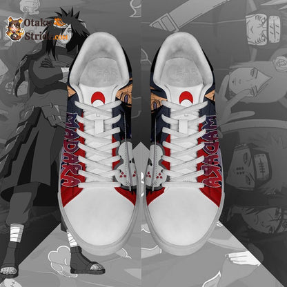 Uchiha Madara Skate Shoes – Naruto Custom Shoes PN10