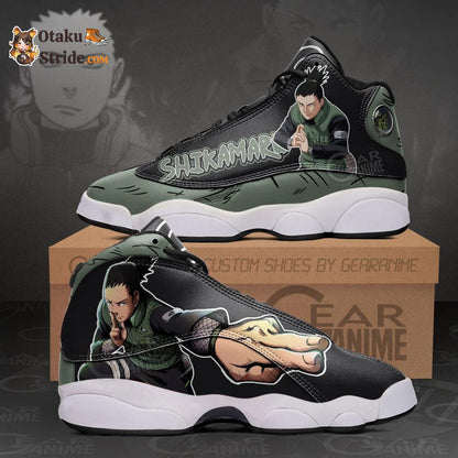 Custom Shikamaru Anime Sneakers – Naruto Shoes for Fans