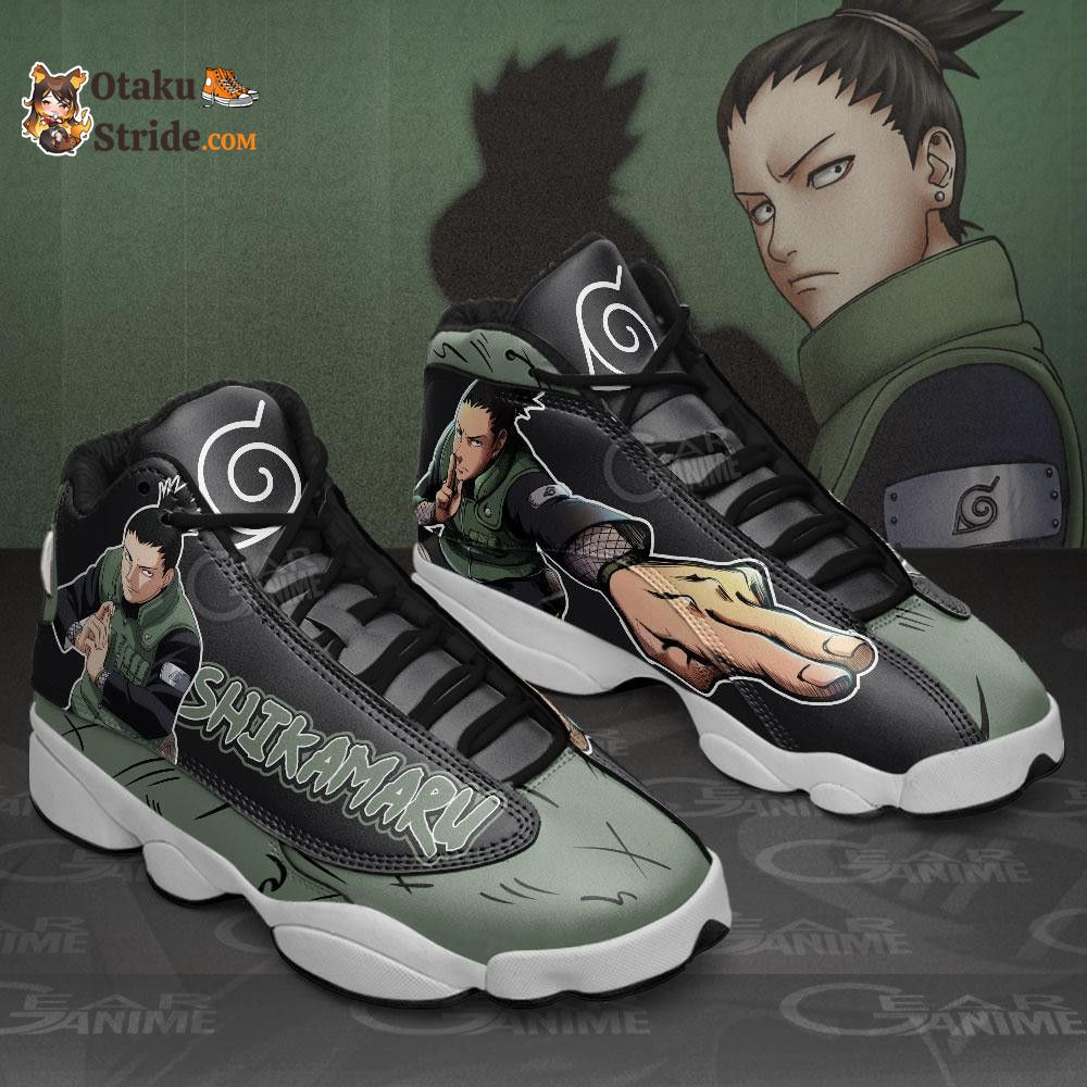 Custom Shikamaru Anime Sneakers – Naruto Shoes for Fans