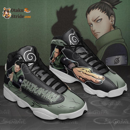 Custom Shikamaru Anime Sneakers – Naruto Shoes for Fans