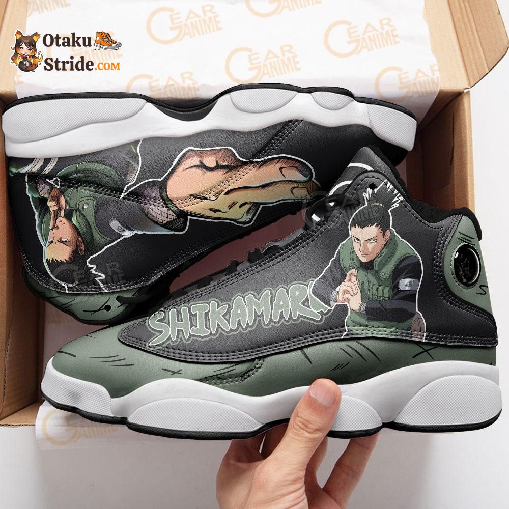 Custom Shikamaru Anime Sneakers – Naruto Shoes for Fans