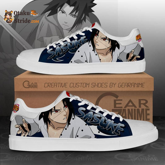 Uchiha Sasuke Skate Shoes – Naruto Custom Shoes PN10