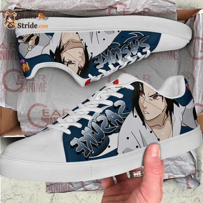 Uchiha Sasuke Skate Shoes – Naruto Custom Shoes PN10