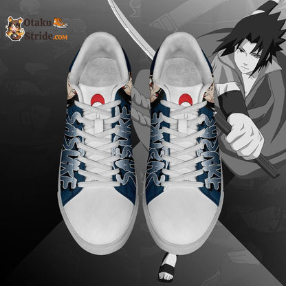 Uchiha Sasuke Skate Shoes – Naruto Custom Shoes PN10