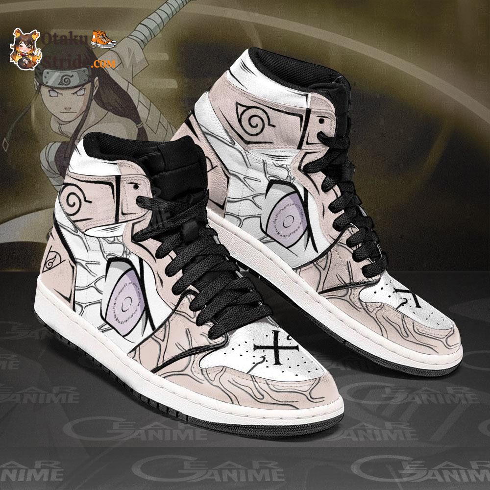 Custom Neji Byakugan Eyes Anime Sneakers – Naruto Shoes for Fans