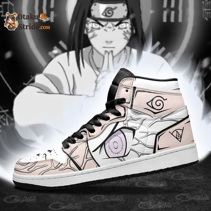 Custom Neji Byakugan Eyes Anime Sneakers – Naruto Shoes for Fans