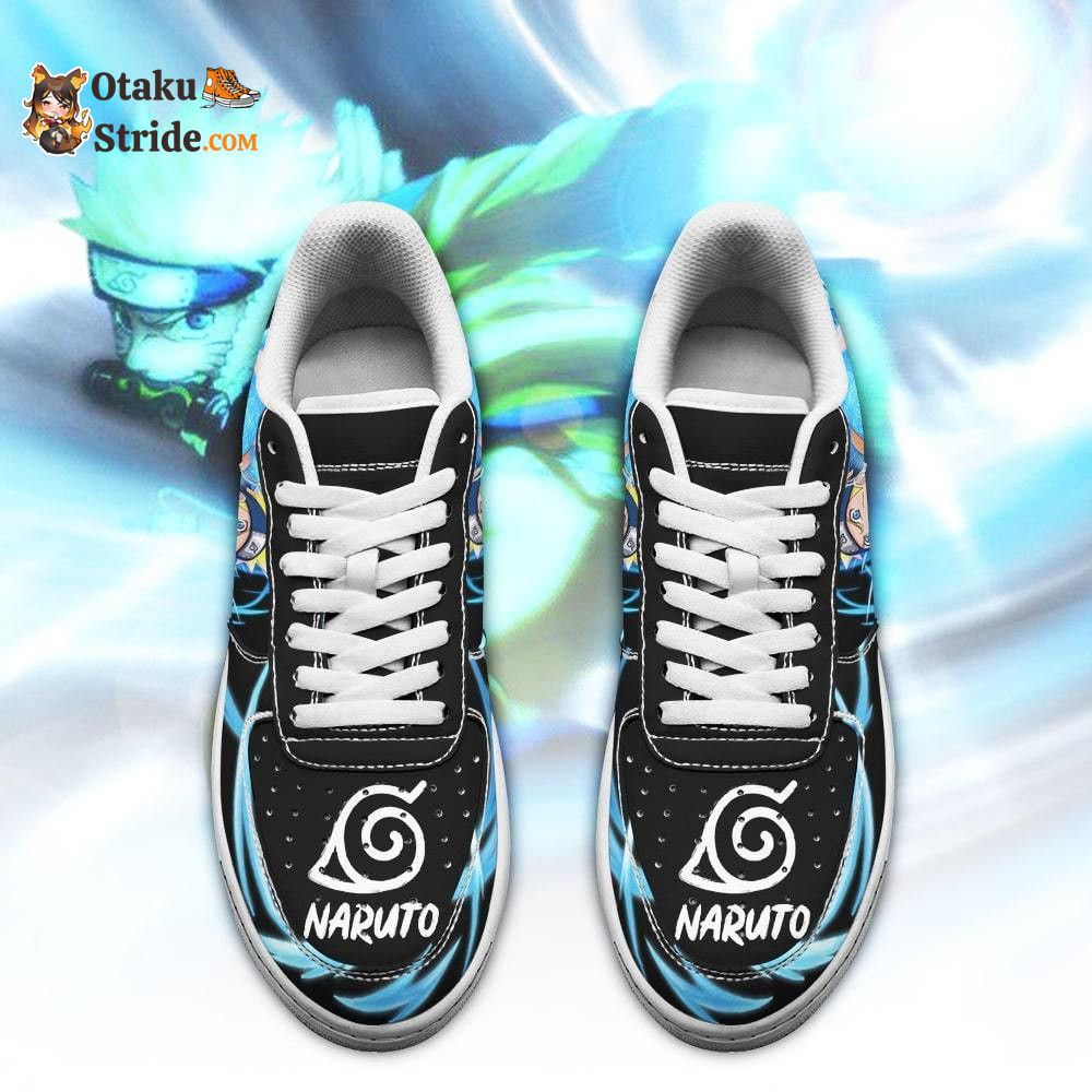 Custom Uzumaki Anime Leather Sneakers – Naruto Skill Shoes