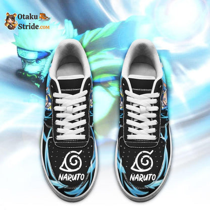 Custom Uzumaki Anime Leather Sneakers – Naruto Skill Shoes