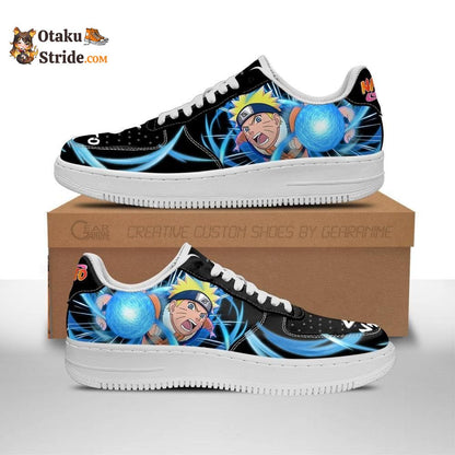 Custom Uzumaki Anime Leather Sneakers – Naruto Skill Shoes