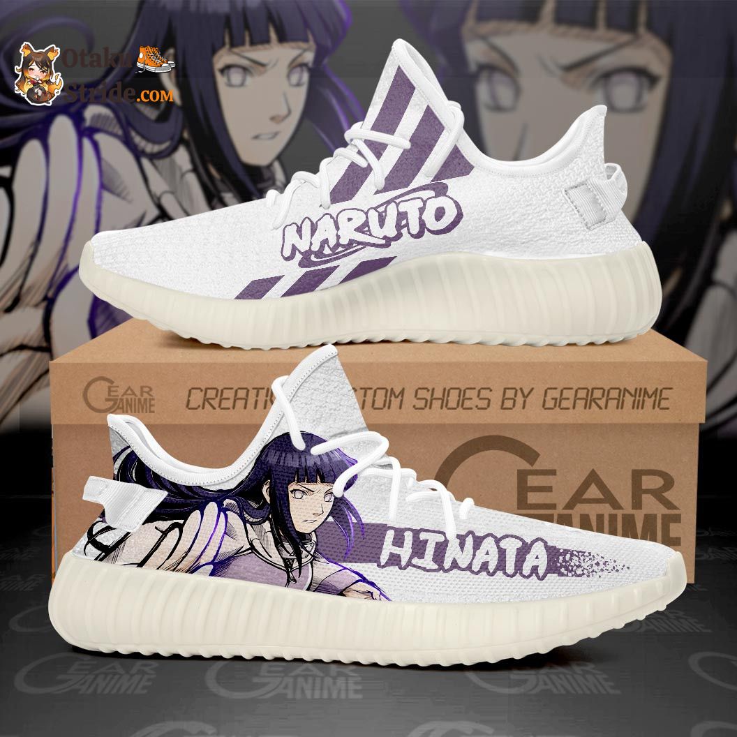 Custom Anime Sneakers Featuring Hyuga Hinata from Naruto