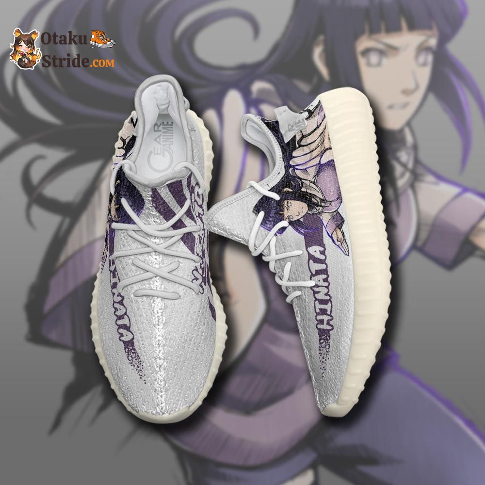 Custom Anime Sneakers Featuring Hyuga Hinata from Naruto