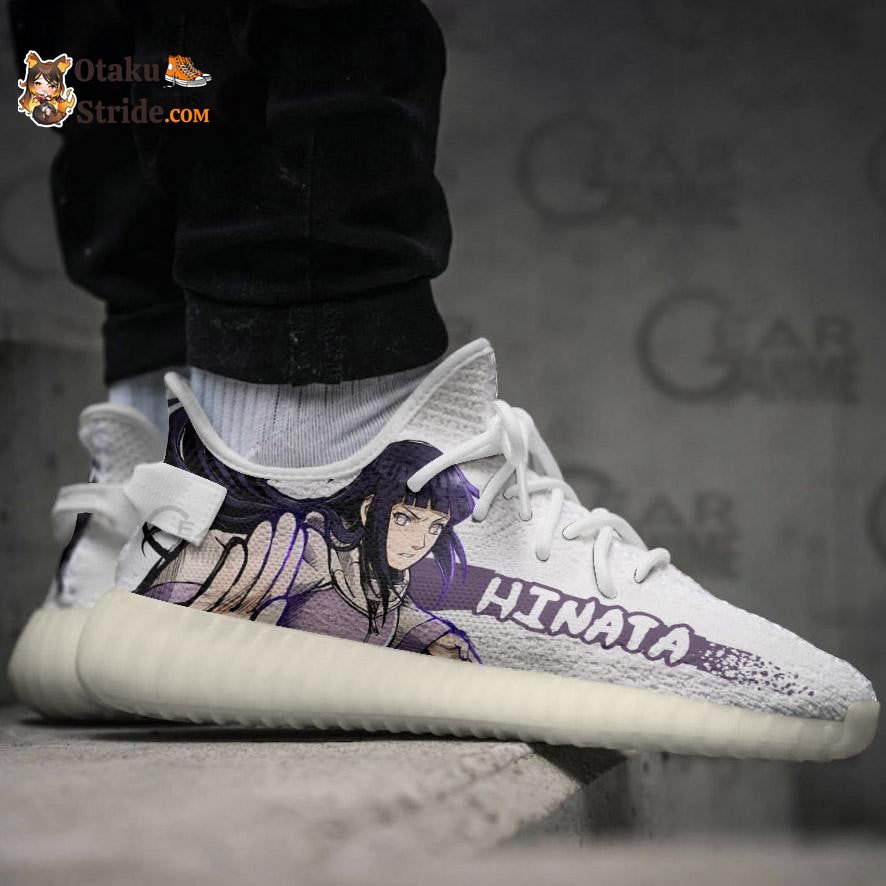 Custom Anime Sneakers Featuring Hyuga Hinata from Naruto