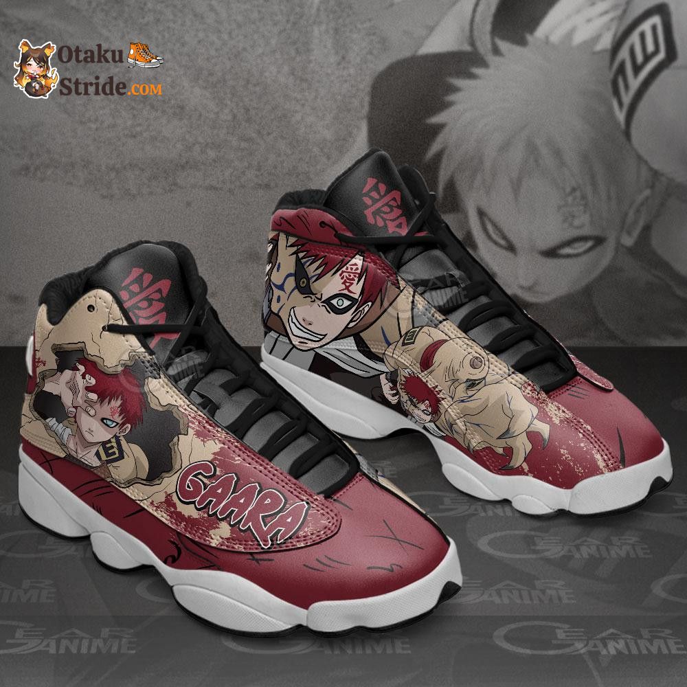 Custom Gaara of the Sand Anime Sneakers – Naruto Shoes