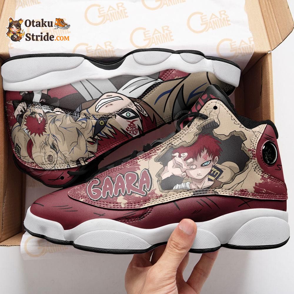 Custom Gaara of the Sand Anime Sneakers – Naruto Shoes