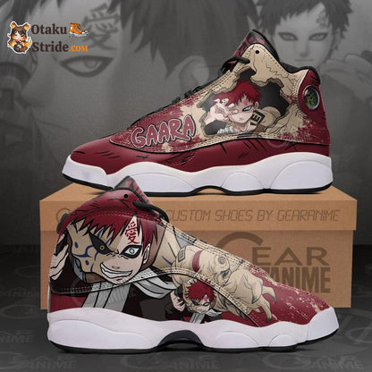 Custom Gaara of the Sand Anime Sneakers – Naruto Shoes