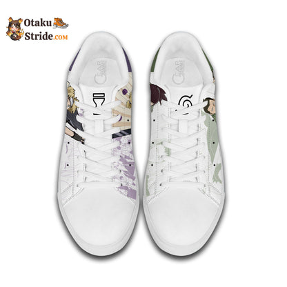 Custom Shikamaru Nara and Temari Anime Skate Sneakers – Naruto Shoes