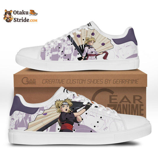 Custom Temari Anime Skate Sneakers – Naruto NRT Shoes
