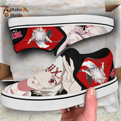 Juuzou Suzuya Slip-On Shoes Canvas Custom Anime Tokyo Ghoul Shoes