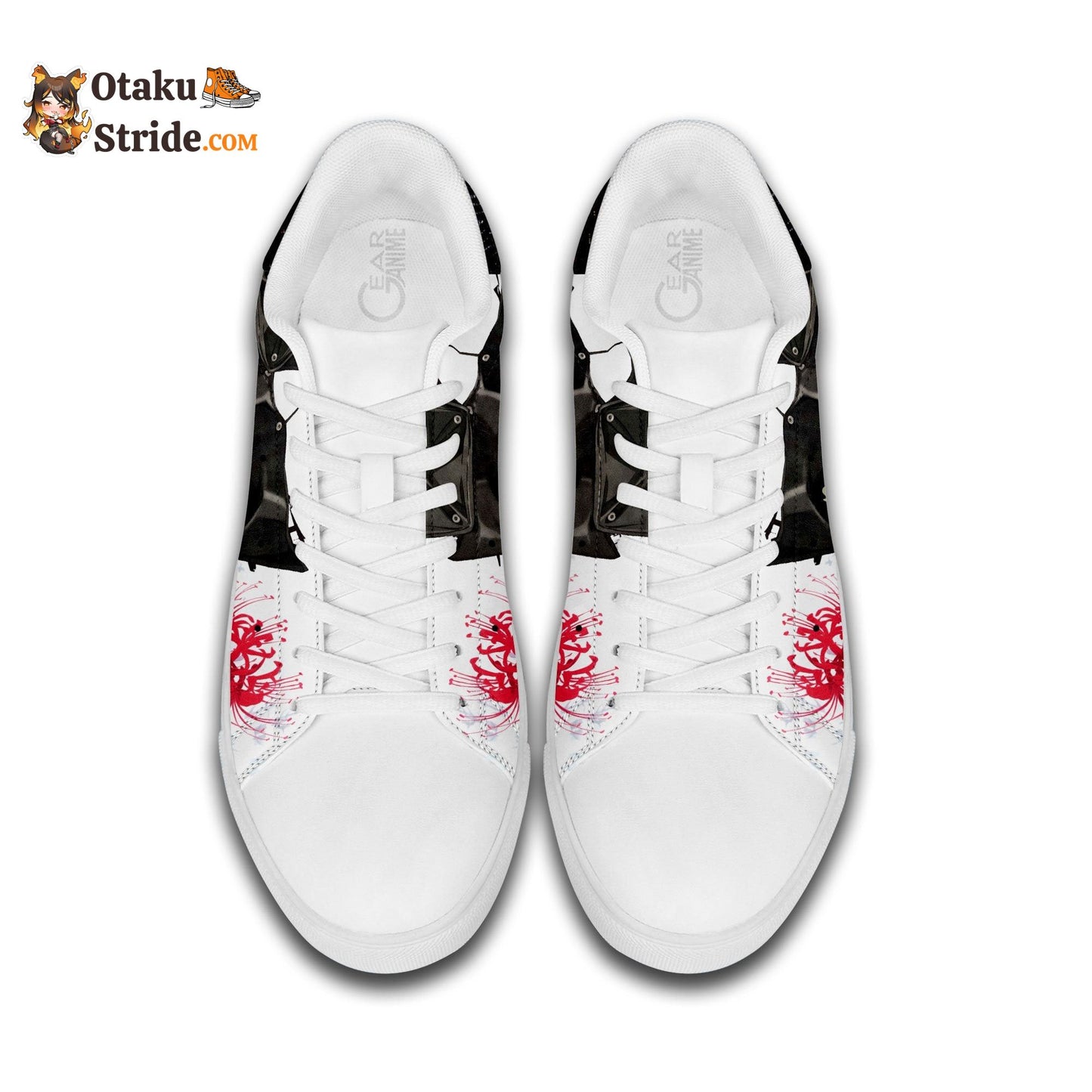 Kaneki Ken Mask Skate Sneakers Custom Anime Tokyo Ghoul Shoes