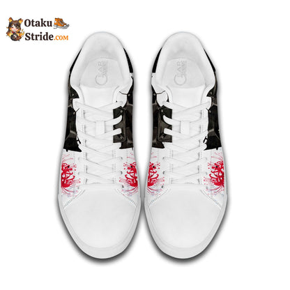 Kaneki Ken Mask Skate Sneakers Custom Anime Tokyo Ghoul Shoes