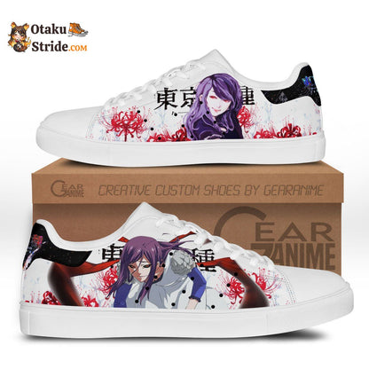 Tokyo Ghoul Rize Kamishiro Skate Sneakers Custom Anime Shoes