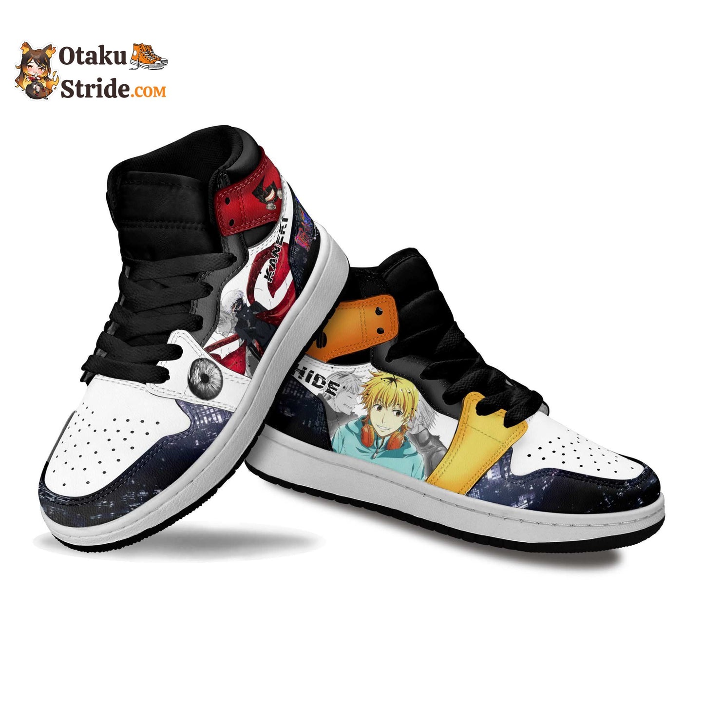 Ken Kaneki and Hideyoshi Nagachika Kids Sneakers MV2802