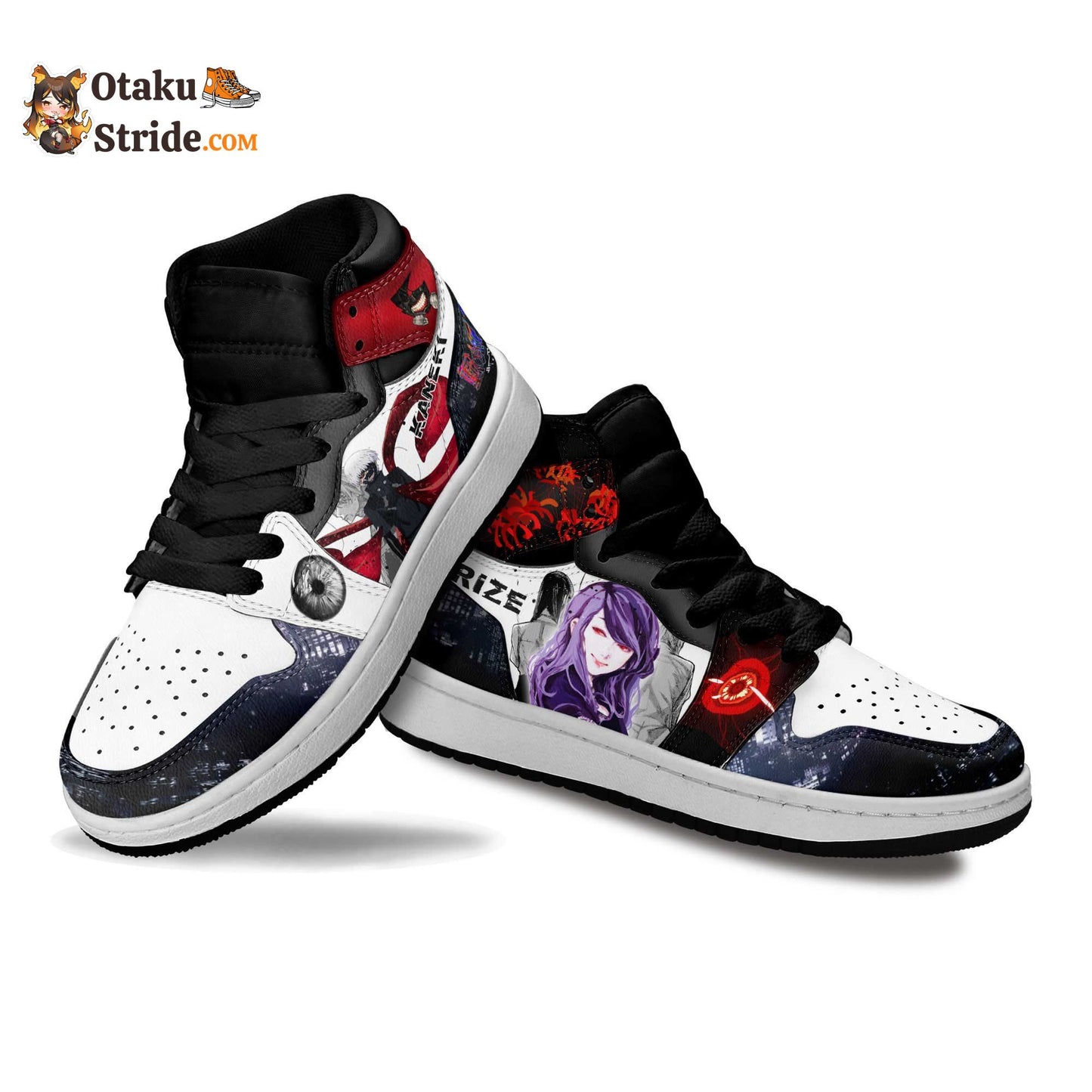 Rize Kamishiro and Ken Kaneki Kids Sneakers MV2802