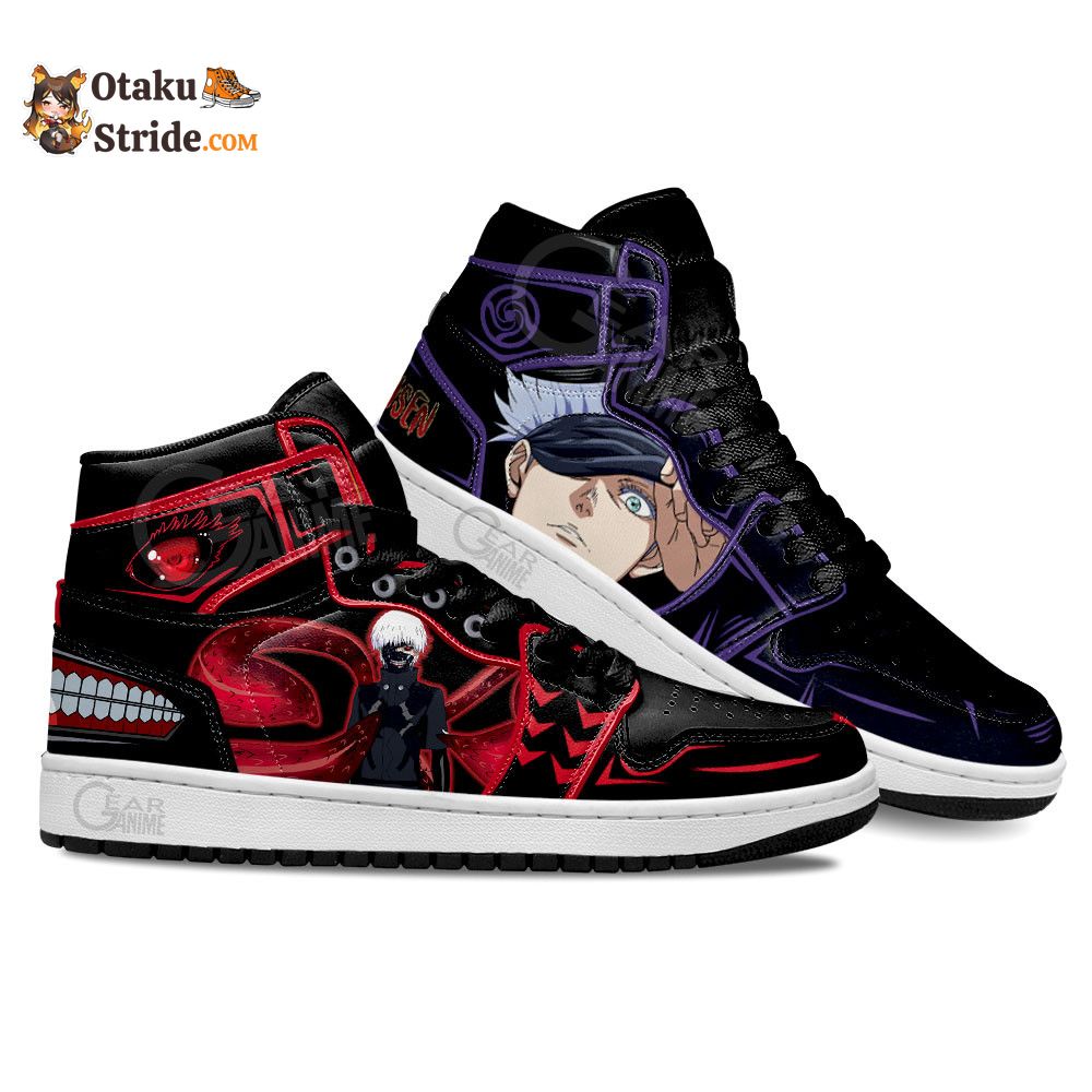 Satoru Gojo and Ken Kaneki Anime Custom Shoes