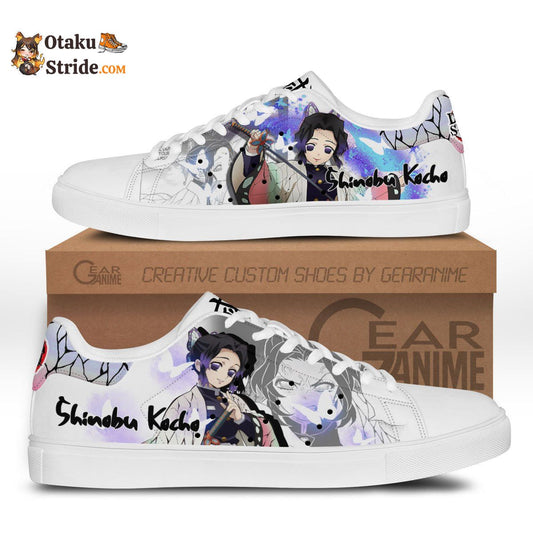 Shinobu Kocho Skate Sneakers Custom Anime Shoes