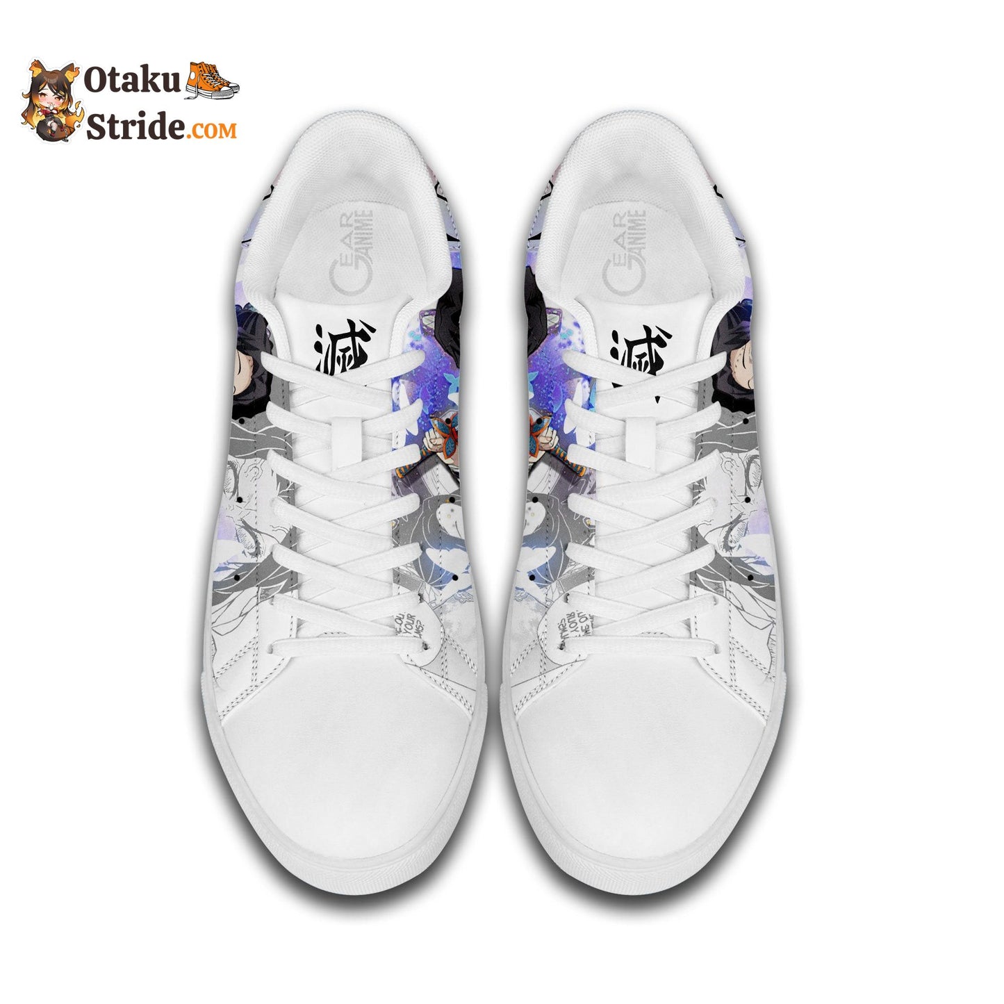 Shinobu Kocho Skate Sneakers Custom Anime Shoes