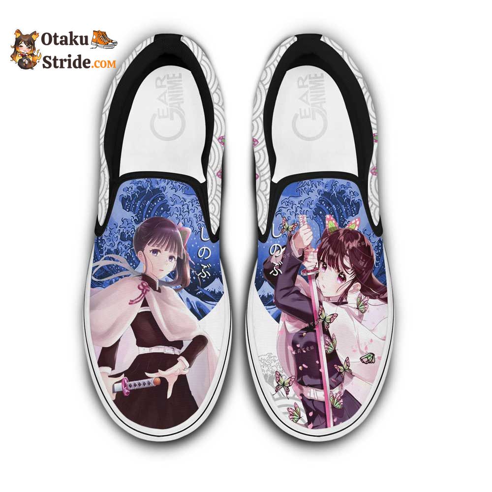 Kanao Tsuyuri Slip-On Shoes Canvas Custom Anime Shoes